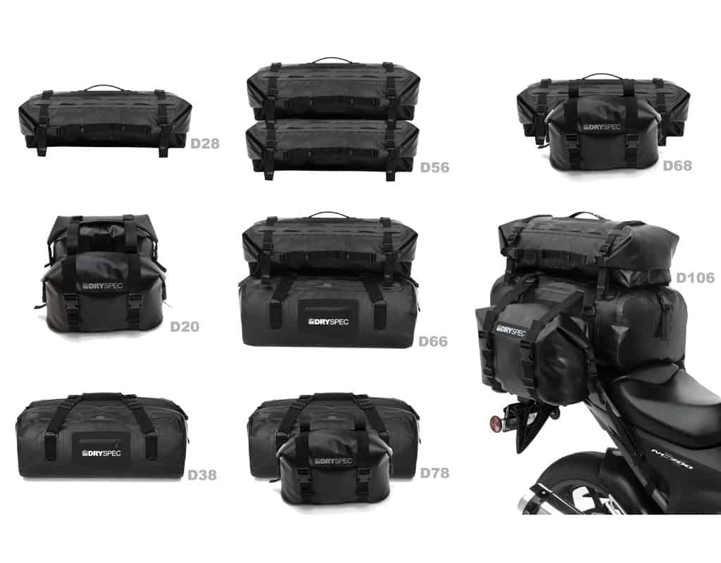 DrySpec™ D20 Dry Saddle Bag Set Rev01