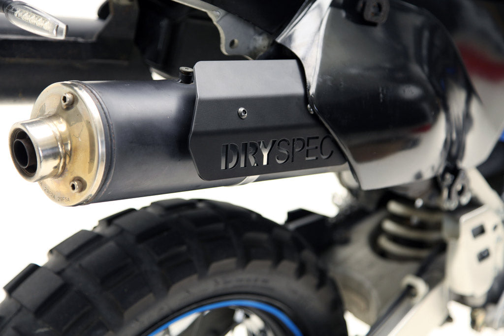 DrySpec Exhaust Heat Shield, Fits Exhaust 4" to 6" in Diameter (rev01)